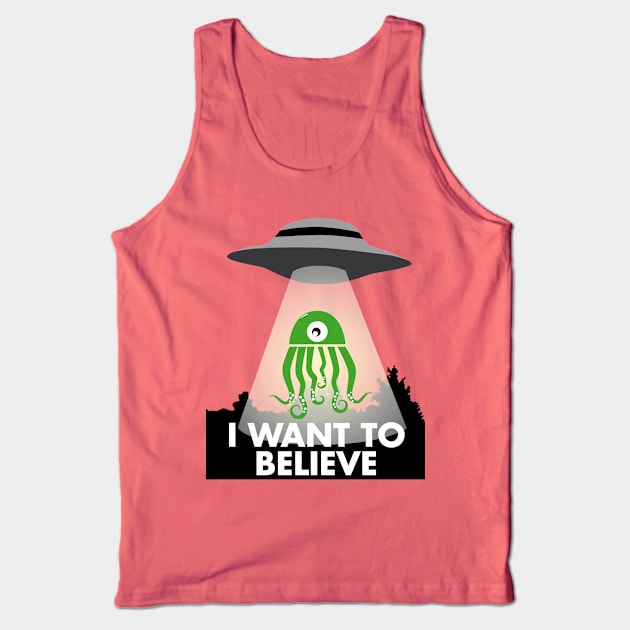 I want to believe Tank Top by RedSheep